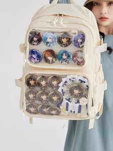 Cartoon Backpack Schoolgirls Schoolbag Snack Bar Bag Everyday Joker Backpack Japanese Style Transparent Large Capacity Backpack Doll Bag