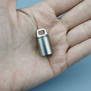 Di Động Chống Nước Chống Ẩm Titan Ngoài Trời Chai Thuốc Khẩn Cấp Nhỏ Gọn Tổ Chức Thuốc Lý Tưởng Cho Du Lịch