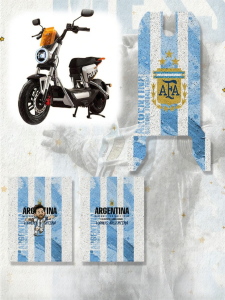 Messi Fan E-Bike Floor Mat Silky Fiber