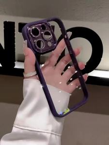 🇹🇭การจัดส่งกรุงเทพฯ🇹🇭 ความหรูหราเป็นพิเศษ เคสไอโฟน case iphone 14 13 12 11 Pro Max xs xr xsmax x 7 8 P plus แบบใส เคสกล้องแฟลช