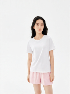 Purcotton | Breathable Comfortable Versatile Womens Short Sleeve Cotton T-shirt