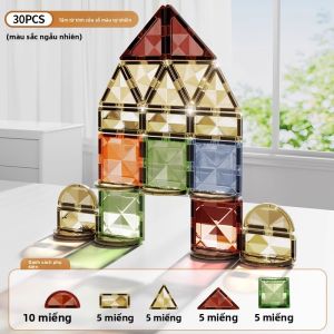 BABYSHOME | Gạch Xây Dạy Học Có Từ Tính Cho Trẻ Em