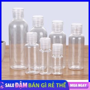 Lọ Nhựa Pet  Chai Nắp Bật Chiết Mỹ Phẩm  Tonner Nước Rửa Tay Dầu Gội Sữa Tắm 30ML 50ML 100ML Nhỏ Gọn Mang Đi Chơi  Du Lịch