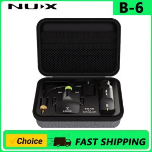 NUX B-6 Saxophone Wireless System with Charging CaseOperation Range of 20 MetersHigh-Resolution 24- Bit/44.1kHz Audio2.4GHz