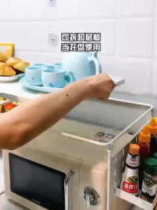 ~SG Stock~ Metal Removable Tray Microwave Oven Rack | Kitchen Shelf | Kitchen Rack | Microwave Shelf | Microwave Rack | Microwave Stand | Microwave Holder | Oven Shelf | Oven Rack | Oven Stand | Oven Holder | Toaster Rack | Rice Cooker Rack