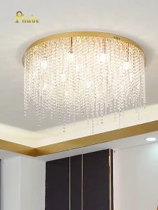 Modern Crystal Ceiling Lights Led Corridor Lighting Ceiling Lamp For Living room Kitchen Gold Bed Room Light lampara led techo