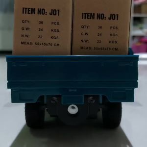 MAINAN MOBIL REMOTE CONTROL RC PICK UP CARGO  RC BOX BISA BUKA PINTU DAN MENGELUARKAN ASAP BATRAI CAS 2.4 GHZ