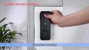 Tuya Waterproof Smart Door Lock Fingerprint Outdoor Garden Remote Control APP Card Digital Code Electronic Double Rim Lock 
