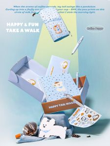 NEVER | Bộ Văn Phòng Phẩm Hình Chó Dễ Thương Phiên Bản Giới Hạn