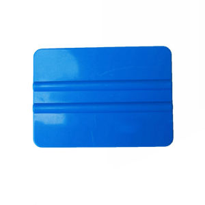 Versatile Blue 10x7 cm Plastic Scrapper for Vehicle Decals & Wraps Safe for Paint Surface PA-1