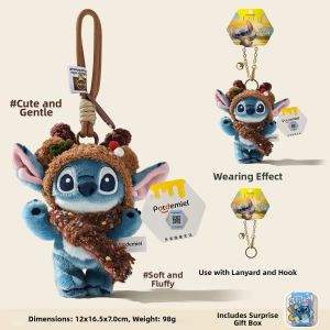 LONGKUI | Stitch Decorative Plush Pendant Birthday Gift