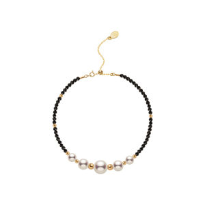 Helas | Black Spinel and Akoya Pearl Bracelet