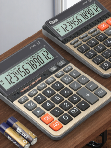 Good | Voice Realistic Speaking Calculator Large Buttons Large Screen Financial Accounting Office Supplies