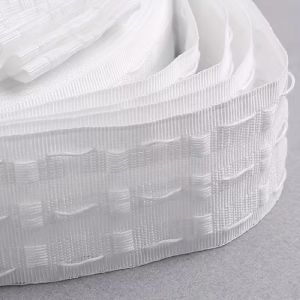 1 Roll of 10 Meter Curtain Hook Webbing Traditional Style Curtain Hook Tape Used for Curtain Heads Home Decoration Windows