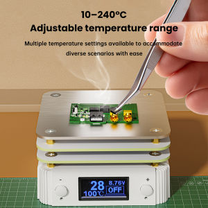Type-C Mini Hot Plate PCB SMD Board Soldering Plate Adjustable Constant Temperature Heating Tool Preheating Station Repair Tools