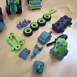 TAIYO Mainan Anak DIY Dino Car Assembly Konstruksi Mobil Merakit Edukasi Transport Construction