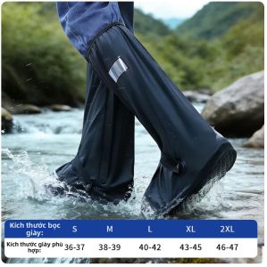 RAINCATO | Giày Mưa Chống Thấm Nước Không Trượt Bền Có Thể tái Sử Dụng cho Người Lớn