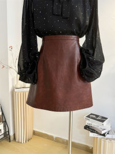 French Vintage Black Polka Dot Womens Shirt Lantern Sleeve Design Spring 2025 Fashion Classy Bow Tie Korean Style Top