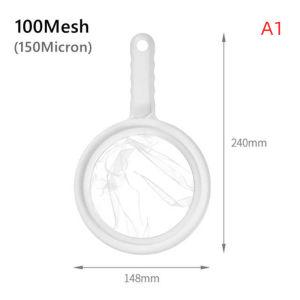 1Pcs Fine Mesh Food Strainer With Handle And Effective Residue Filtration For Homemade Soy Milk Juice Oat Milk 〔CC11〕