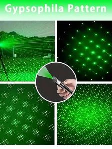 Tactical Green Laser Pointer High Power Pen Laser Flashlight Laser pointer Adjustable Focus Hunting AccessoriesUSB