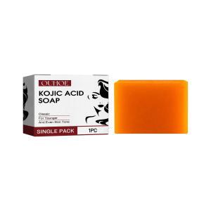 Ouhoe Kojic Acid Soap Original Whitening Brightening Moisturise Smooth Evens Skin Tone Deep Cleaning Kojic Acid Soap For Dark Spots Coconut Oil Deep Cleansing& Oil Control Anti-Acne Anti Oxidation Dull Skin Body Itching Dry Skin Care 100g