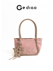 Pink Weave Studio Handbag Summer OOTD  Style Shoulder Bag Tote Bag Fashionable Accessory for Women And Men
