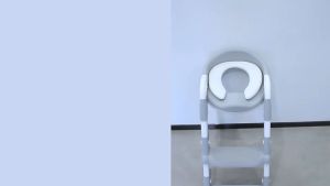 BayanMart Baby Potty Trainer Adjustable Ladder Chair for Kids Toilet Training Seat with Non-Slip and Comfortable Design