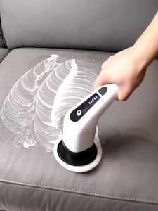 9-in-1 Electric Spin Scrubber Multi-Surface Cleaning Brush Adjustable Long Handle Rechargeable Cordless Design