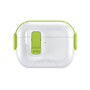 Secure Lock Switch Headphone Case Compatible with AirPods 4th / Pro 2 / 3rd Generation Full Body Shockproof Cover with Phone Stand For AirPods Pro 3 2025 Protection Casing with Lanyard & Keychain