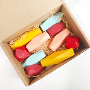 Colorful Wooden Balancing Blocks Game Toy