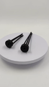 2 Holes 63*29CM Black Solid Flagpole Base Plastic Mini Flag Holder For Conference Room Decoration Portable Small Flag Stand Home Decor Flags