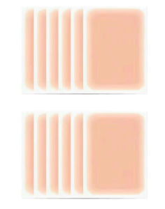 10pcs Tattoo Covering Sticker Longlasting Flesh Color Waterproof Scar Invisible Sticker White Spot Birthmark Tear Off False Skin