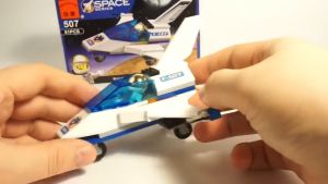 Enlighten Brick Space Series Speed Flying Boat LEGO 6465 Replica Building Block Toy Bricks Children Day Xmas Gift Ideas Best Gifts For Kids