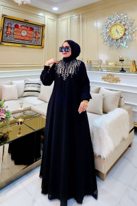 Ayra Dress Ceruty Apk Bordir Gamis Wanita Terbaru 2024 Viral Dress Kondangan Wanita Elegan Hijab