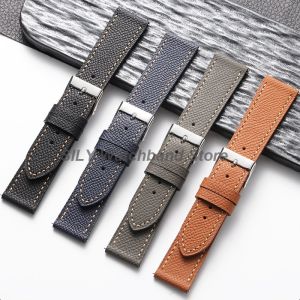 Quick Release Leather Watch Band Straps 18mm 19mm 20mm 22mm Sport Bracelet for Omega Gray Black Brown Blue Wristbelts Watch Band