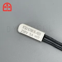 10-Pack KSD9700 Thermal Protector Switches - Normally Closed, 130°C, 250V 5A For Motors & Appliances
