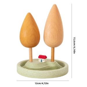 Cây Giáng Sinh Bằng Gỗ Mini Nhà Khuếch Tán Hương Thơm Tinh Dầu Nước Hoa Giá Đỡ Không Lửa Phòng Tắm Trang Trí Nhà Quà Tặng