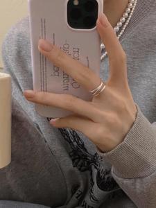 SRRMHYN | Simple Cross Design Adjustable Ring