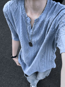 Mesh Breathable Stylish Short Sleeve T-Shirt