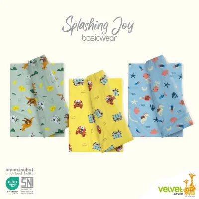 [[ 1pak isi 3 pcs ]] BEDONG BAYI VELVET JUNIOR 110X90 ALAS OMPOL BAYI / SELIMUT BAYI