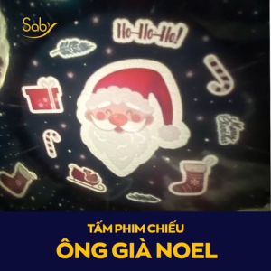 Tấm phim chiếu Ông già Noel cho đèn Saby Dreamz và Saby Stories hình chiếu dành cho đèn chiếu sao đèn ngủ cho bé
