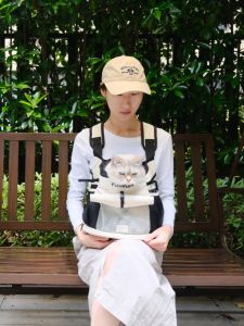 Chest Dual Shoulder Cat Bag Portable Pet Bag for Small Dogs Outing Lightweight Spring Summer Breathable Bag for Dogs And Cats