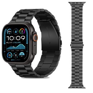 สายนาฬิกาสแตนเลสสำหรับ Apple Watch ขนาด 49 มม. 44 มม. 40 มม. 45 มม. 42 มม. 38 มม. สายโลหะสำหรับ IWatch series 6 3 7 8 Se