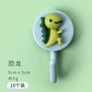 Creative Cute Hook No Drilling Student Dormitory Bedroom Decoration Hook Cartoon Multi-Function Adhesive Small Hook Storage