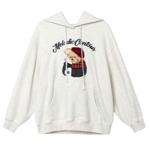 Patchwork Drawstring Hoodie