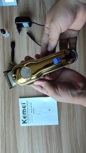 Kemei KM-1986 Electric Cordless Grooming Kit For Dogs/Cats High Quality Long Life Pet Hair Trimmer LCD Display Barber Professional Razors For Dog/Cat