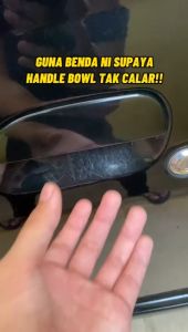 Car Door Handle Protector TOYOTA AVANZA 2012-2020 Matte Black Carbon Red Logo Bowl Cover Trim