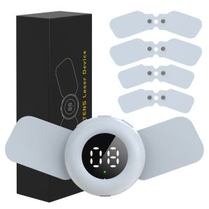 KTS Tens Muscle Stimulator EMS 20 Levels Wireless Electric Massager 650nm 808nm Laser Therapy Device for Neck Body Pain Relief