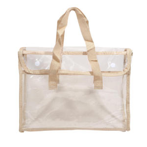 1/4Pc Large Capacity PVC File Bag A4 Portable Expandable Hand-held File Bag Multipurpose Transparent Waterproof Handheld Folder