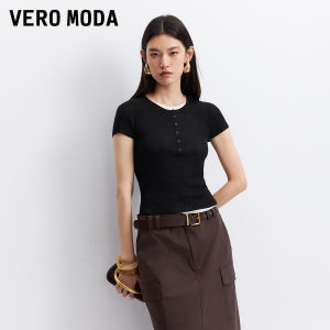 Vero Moda | Womens Color Block Short Sleeve Knit Top